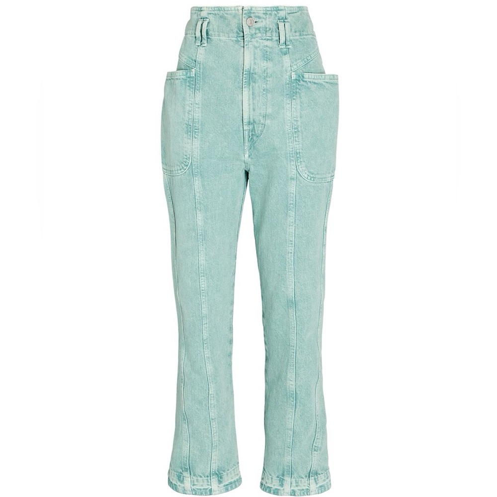 ISABEL MARANT ÉTOILE Tucson Cropped Straight-Leg Jeans